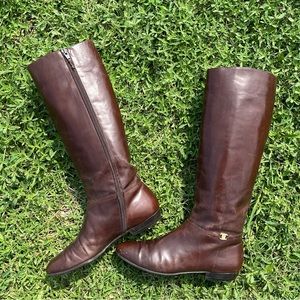 Salvatore Ferragamo Knee High Boots | Brown | Women’s